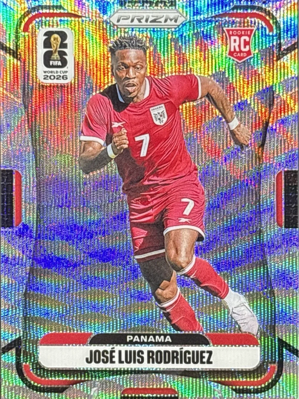 Panini Prizm José Luis Rodríguez Rookie Silver Prizm Soccer Trading Card
